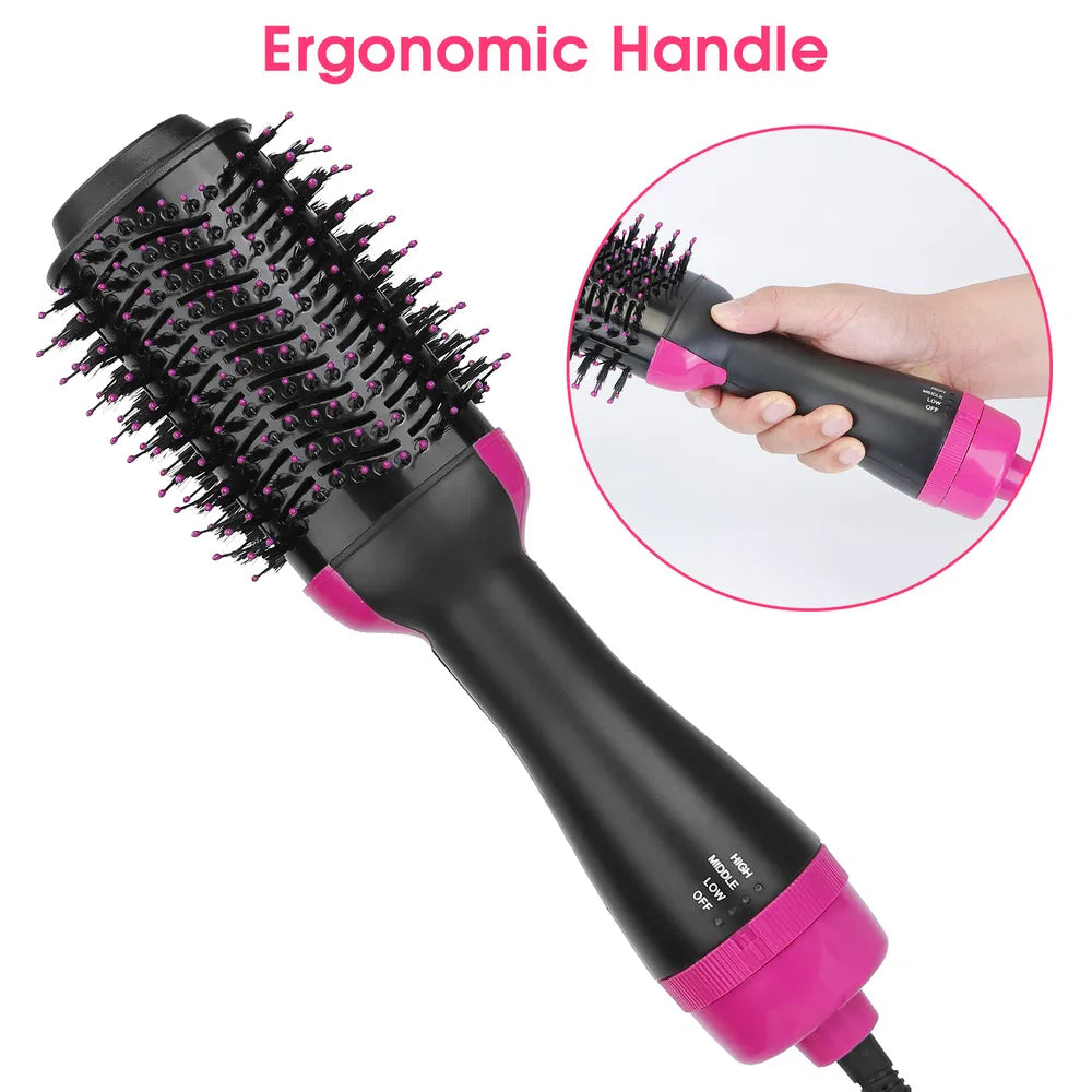 4-in-1 Hot Air Brush – Hair Dryer, Volumizer & Styling Comb