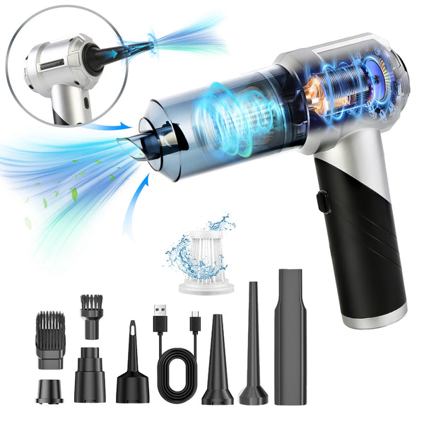 Cordless Handheld Car Vacuum & Air Duster, 20000Pa, USB-C Rechargeable