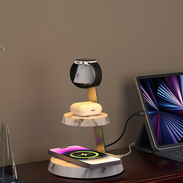 5 In 1 Wireless Charger Stand 20W Fast Charging